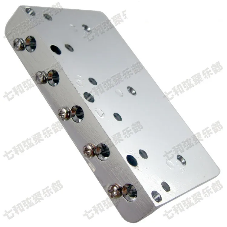 Набор серебристых железных басов электрогитарный мост 5 Басовых Струн