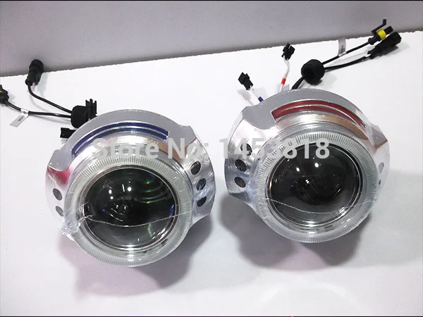 3.0HQL 4300K 6000K 8000K H7 HB3 9006 9005 H4 H1 CCFL двойной Angel Eye HID объектив фара проектор 3 0 дюйма|headlight
