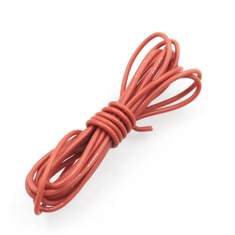 Гибкий силиконовый провод 5 м 16 4 фута 24 AWG и кабель луженая медная проволока