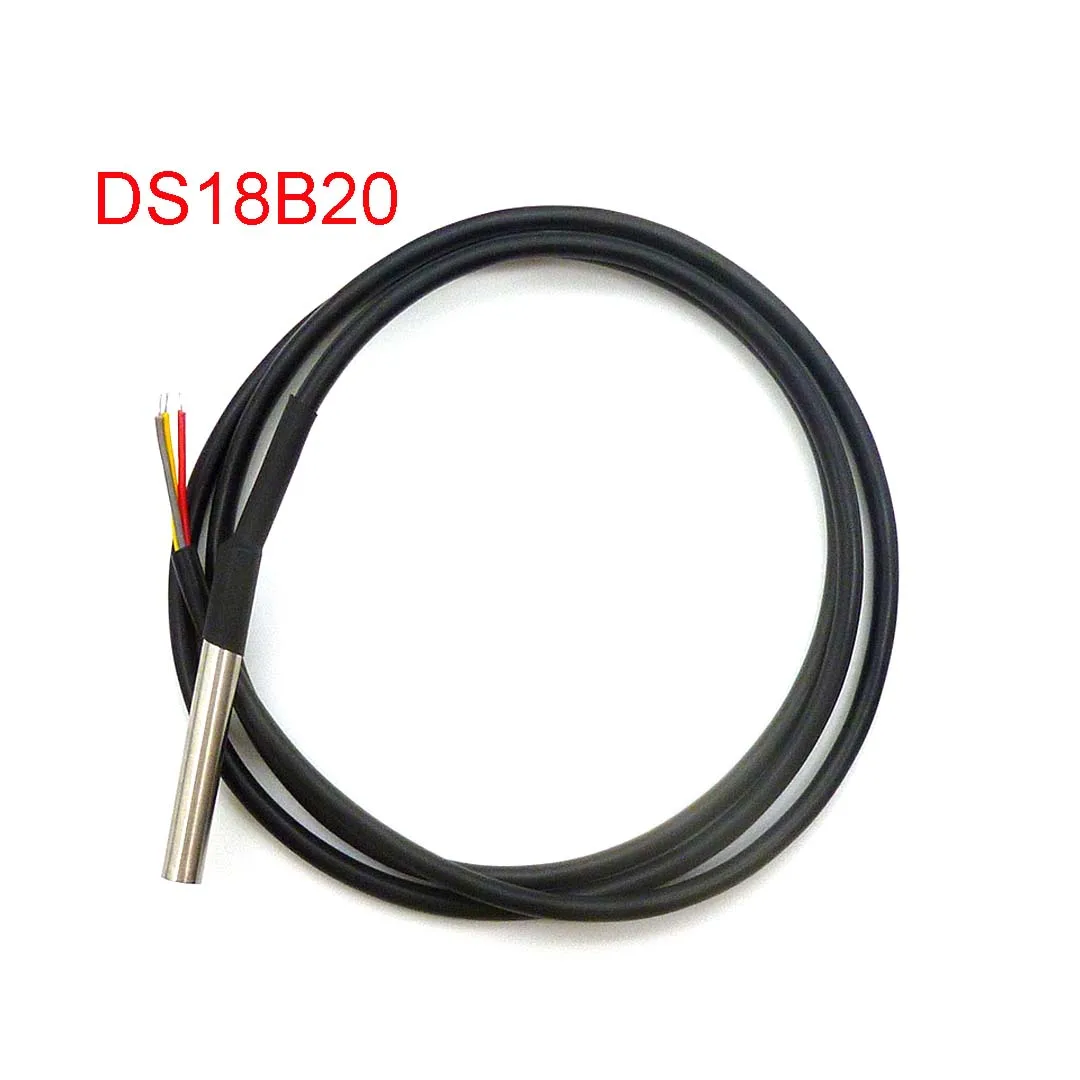 DS1820 посылка из нержавеющей стали, водонепроницаемый датчик температуры DS18b20, датчик температуры 18B20 для Uno