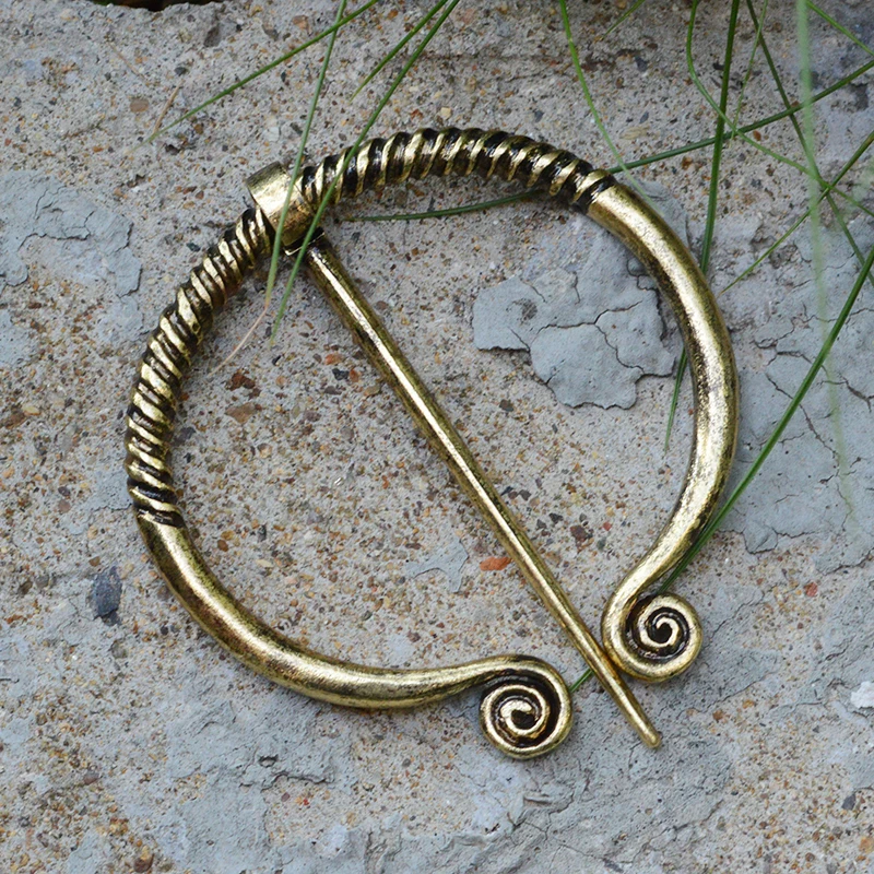 Viking Penannular брошь на булавке винтажная старинная средневековый плащ для Для женщин