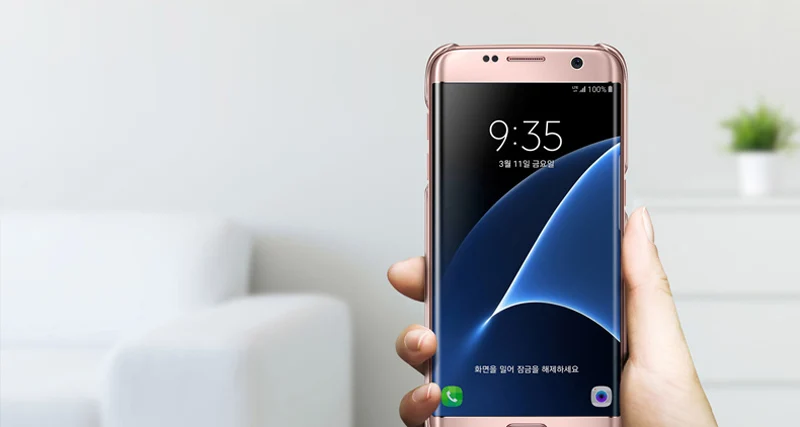 SAMSUNG прозрачный защитный чехол для телефона GALAXY S7 edge G9350 G9300 G930A G935F ультра тонкий защитный чехол