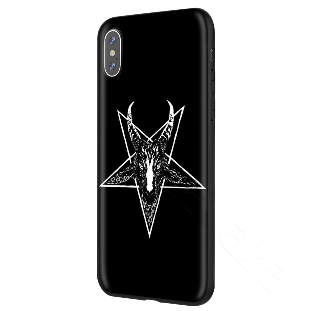 7 Чехол Lavaza Pentagram 666 Demonic Satanic для iPhone 11 Pro XS Max XR X 8 7 6 6S Plus 5 5S se - Цвет: 7