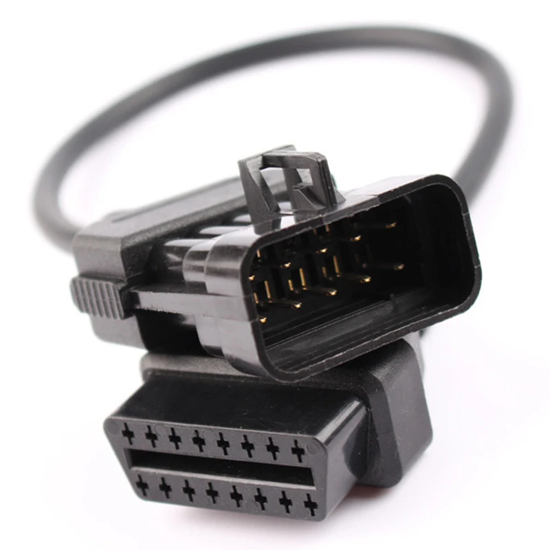 10Pin для 16Pin OBD2 автомобиля Диагностика расширения инструмент Соединительный