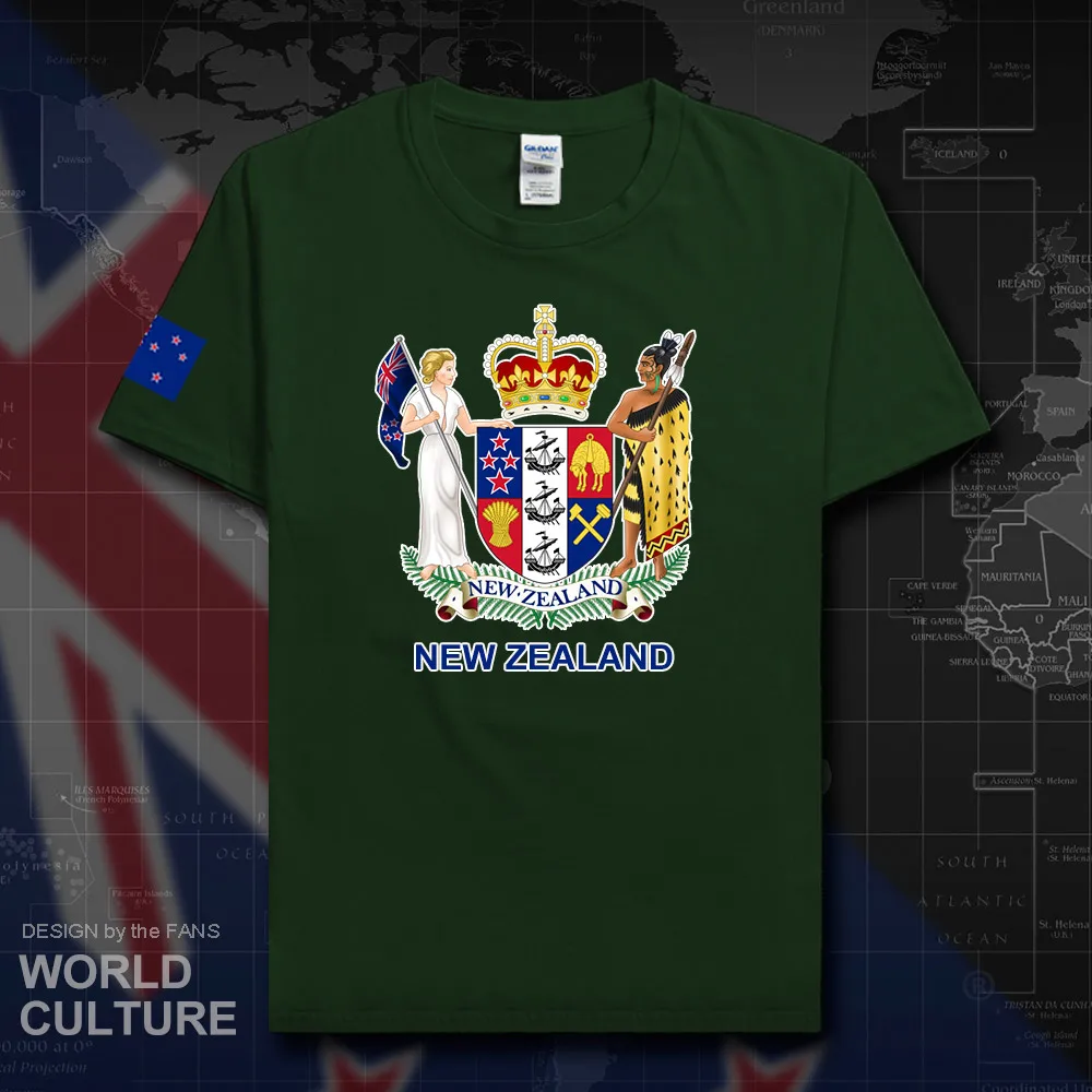 Новая Зеландия Мужская футболка 2018 трикотажные изделия фаландерских стран