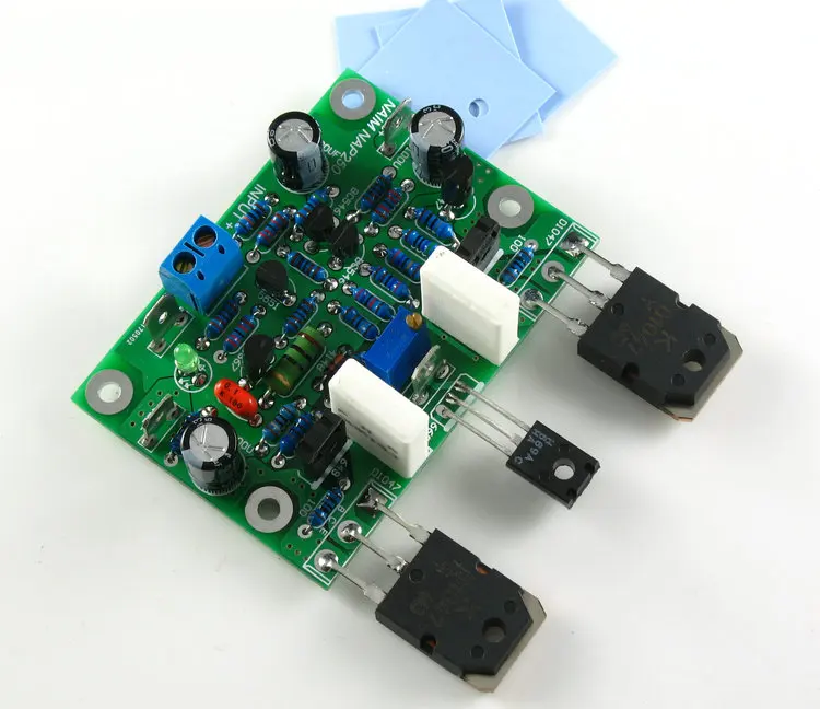 DIY Наборы NAP250 мод D1047 стерео 2 канала Hi Fi Мощность усилители доска Комплект 80w 15V