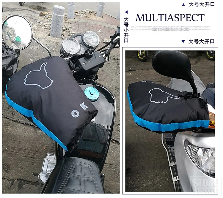 Мотоциклетные Перчатки, водонепроницаемые, на руль, Muffs Gant, мото перчатки для верховой езды, зимние мото перчатки, мотоциклетные перчатки, уплотненный теплый чехол