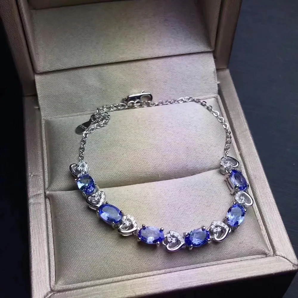 Женский браслет из синего циркония Fidelity вечерние ювелирные украшения