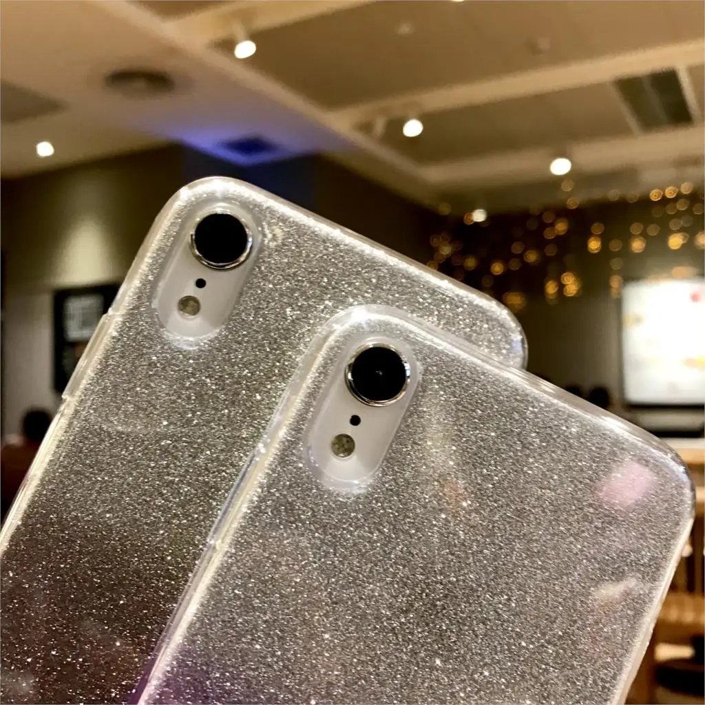 Twilight Rainbow 2 IN 1 TPU Glitter Case For iphone XR Silicone 7 SE 5S 6 6S 8 Plus X XS MAX Cover Fundas OnePlus 3 3T 5 5T 6T |