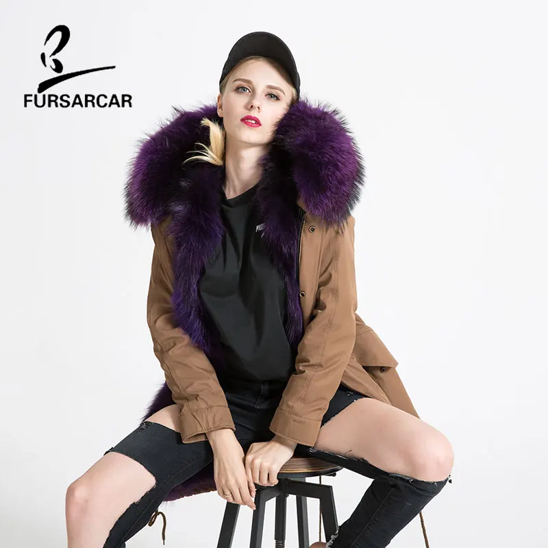 Меховая зимняя женская куртка шерстяная подкладка енот меховой воротник пальто