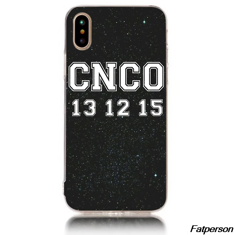Латинский мужской комбинированный жесткий прозрачный чехол CNCO для Apple iPhone X 8 8plus 7