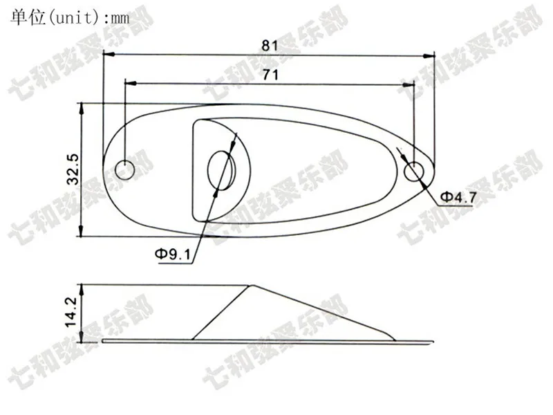 Гитарные принадлежности 10 шт. золотистая пластина с разъемом для лодки 1/4 &quotДжек