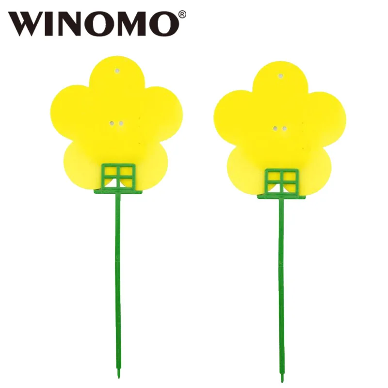 WINOMO 12 шт. Двухсторонняя клейкая ловушка для насекомых, ловушка для мух и грызунов, доска для борьбы с вредителями