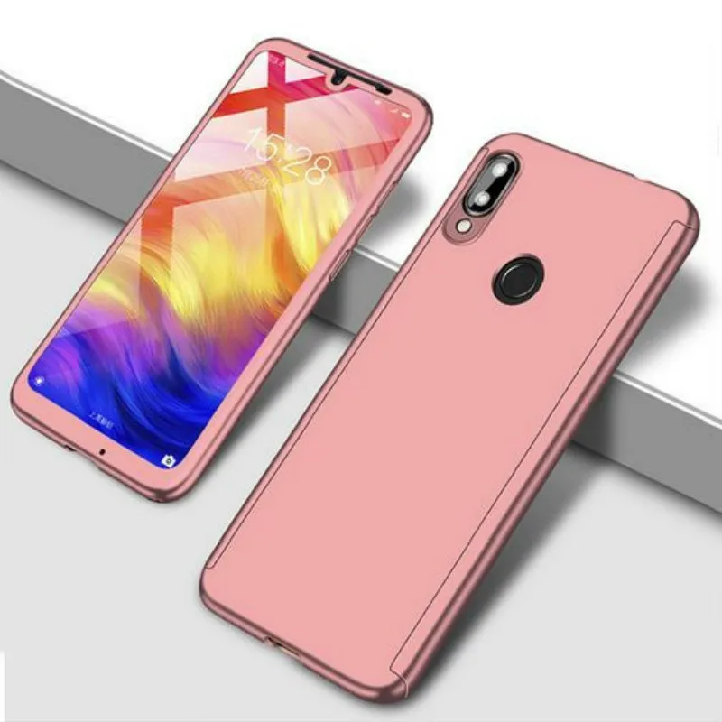 Розовый Роскошный 360 Полный чехол противоударный чехол для Xiaomi 9T Pro 9 SE Redmi K20 Note 7 5 6 Pro 7A 6A 5A 5Plus K20pro Тонкий чехол Capa - Цвет: Розовый