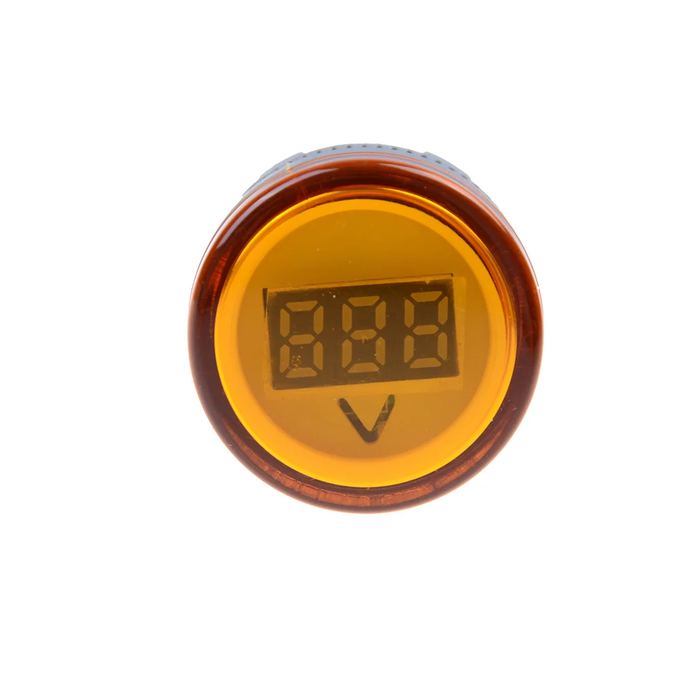 

22mm Voltmeter AD16-22DSV AC 60-500V Volt Gauge Voltage Meter Volt Meter Indicator Lamp Voltage Meter