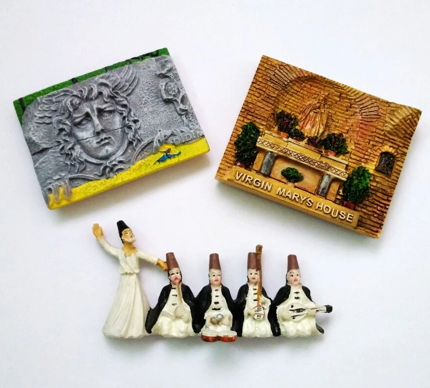 Турецкие традиционные музыкальные народные представления 3D магнит на