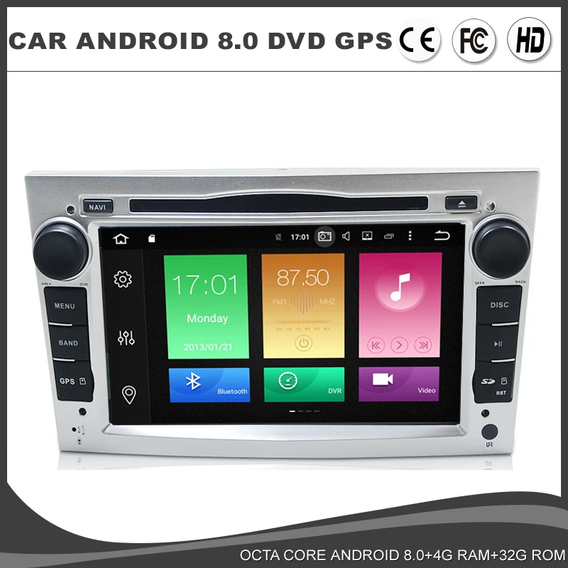 Восьмиядерный Android 8 0 автомобильный DVD GPS плеер для Opel Astra H Combo Corsa Meriva Vivaro Tigra Signum Radio
