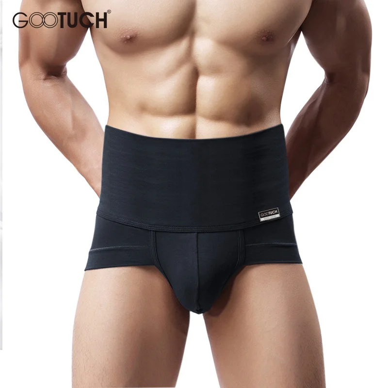 BLACK GOOTUCH, мужские Компрессионные шорты, трусы, базовый слой, обтягивающее нижнее белье для бодибилдинга, фитнеса, боксеры, шорты 2536 - Цвет: BLACK