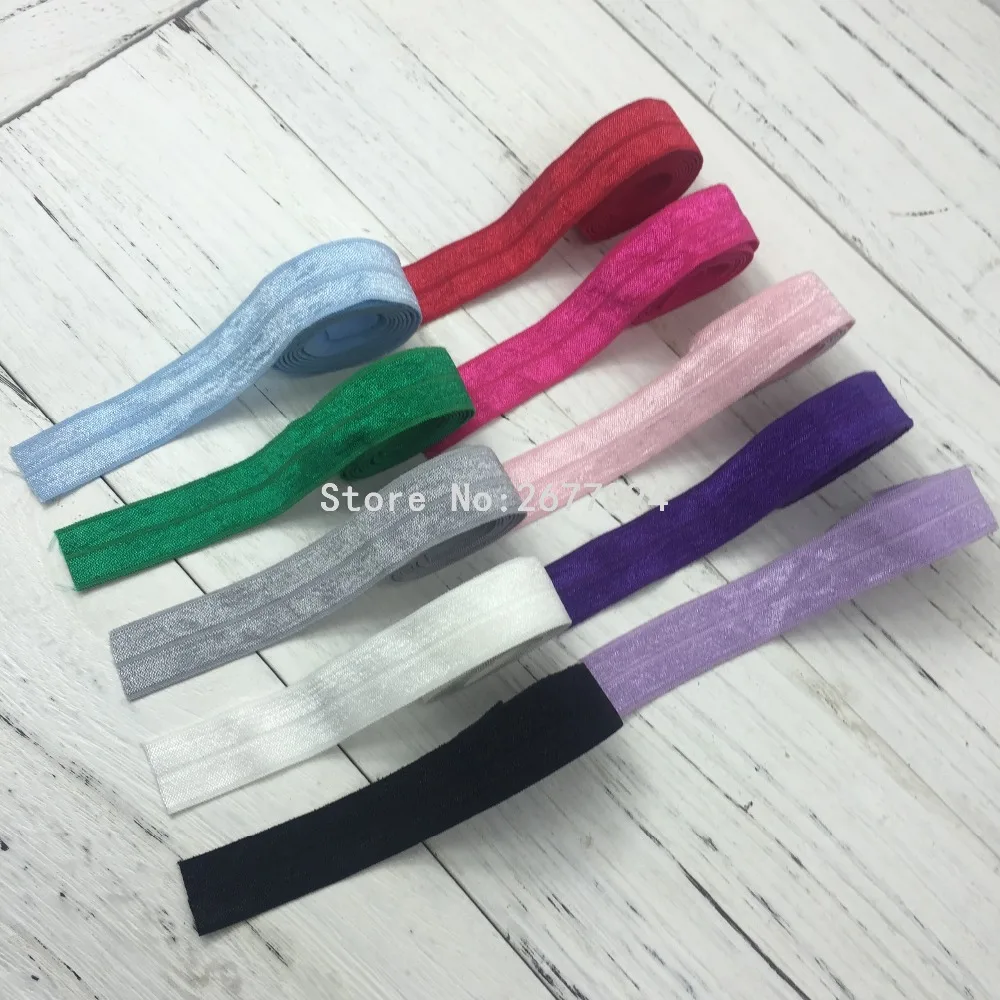 10 м/лот Высокое качество воротник, эластичный лента DIY 3/4 ''для волос галстук ребенка оголовье материал регулируемые