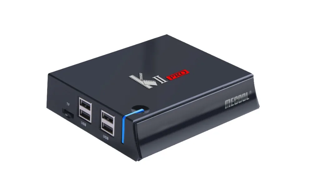 Amlogic S905D четырехъядерный Android 7,1 Mecool KII Pro tv Box 2G ram 16G rom 2,4G/5G Флешка-приставка медиаплеер DVB S2/S
