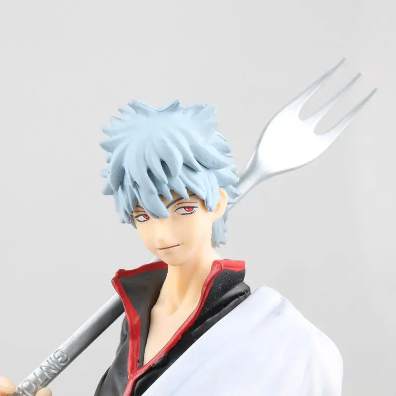 Фигурка героя японского аниме GINTAMA Sakata Gintoki fork ver 22 см Коллекционная модель