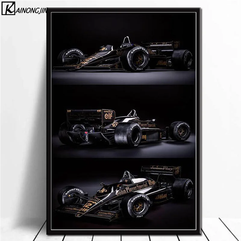010 Ayrton Senna плакат F1 формула гоночный автомобиль плакаты и принты Холст Живопись стены Искусство картина для гостиной домашний декор - Цвет: 010