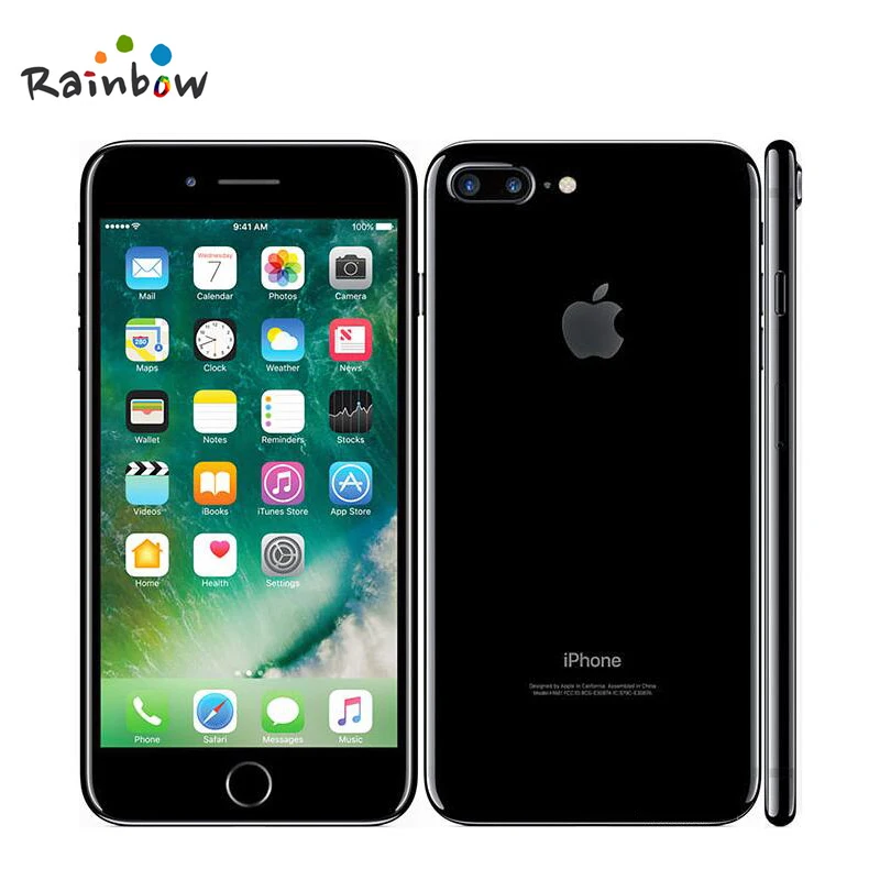 Apple iPhone 7 Plus, заводской разблокированный мобильный телефон, 12 МП, две камеры, широкоугольный, 4G LTE, 5,5 дюймов, четырехъядерный, A10, 3G ram, 128G rom