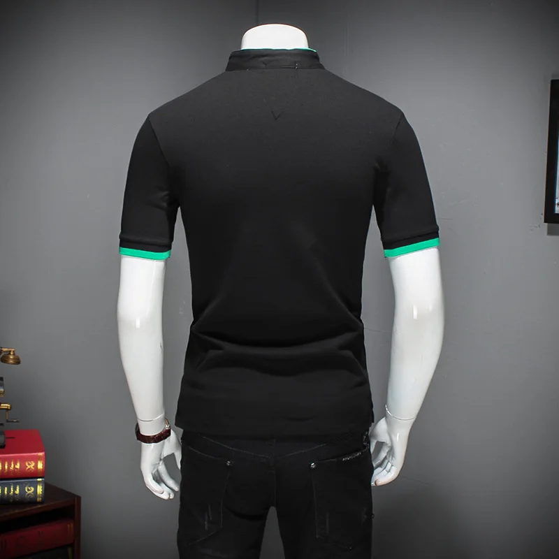 Фирменный дизайн Мужская рубашка поло с 7XL 6XL Лидер продаж 2019 летняя футболка
