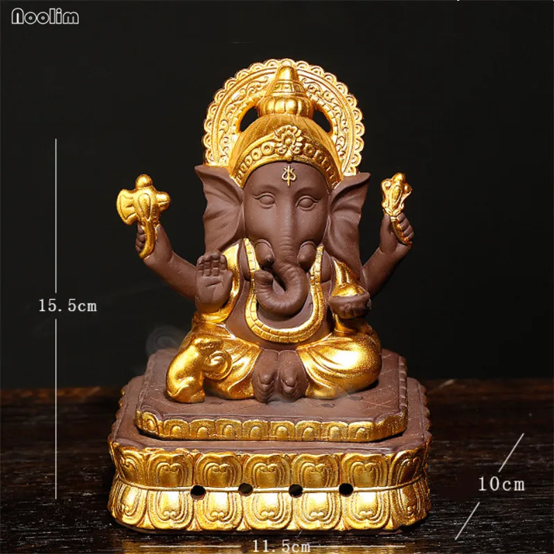 Креативная горелка для благовоний Ganesha индийская керамическая курильница с