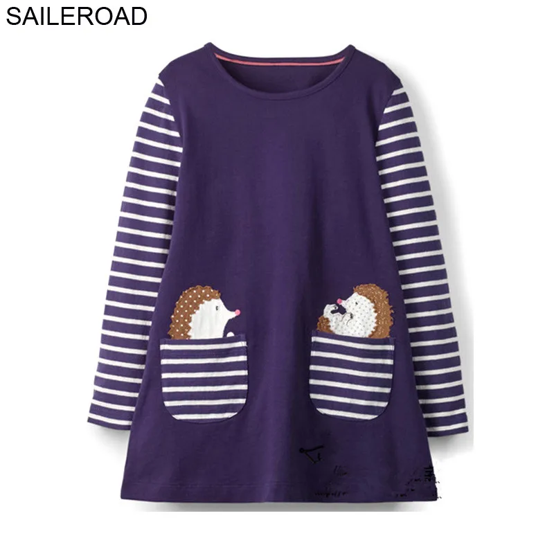 SAILEROAD Parrot Animal Embroider Девушки с длинным рукавом платье для девочек Бальное платье Детская одежда 7лет Baby cumpleamnos unicornio - Цвет: 7667 same picture