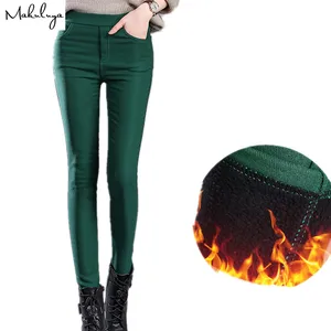 Женские джинсы с эластичным поясом, 2020 на осень-зиму утолщение женские леггинсы хлопок меховой замок hot lady Леггинсы карандаш держать теплый 4xl размера плюс леггинсы