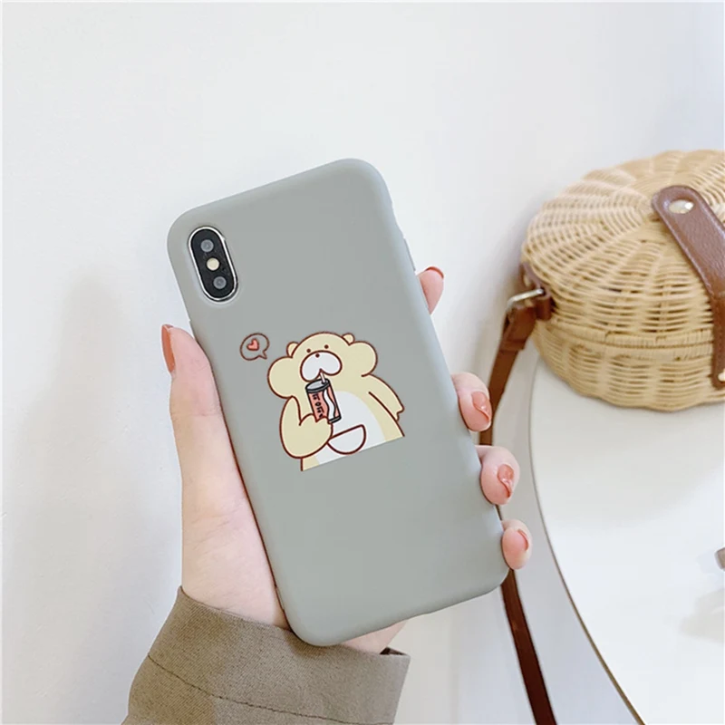 Высокое качество модный милый мультяшный чехол для iphone 6 6s 7 8 Plus все включено