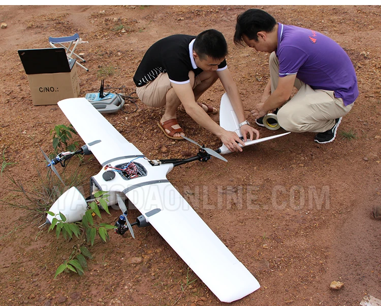 MyFlyDream MFD Nimbus 1800 мм длинный диапазон VTOL UAV RC FPV Самолет почти готов к полету самолета для картографирования и съемки
