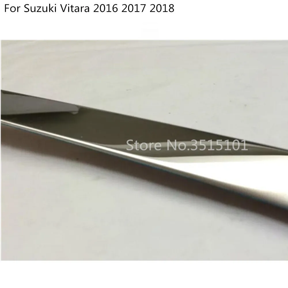 Стайлинг автомобиля из нержавеющей стали задняя дверь Лицензия бампер рамка