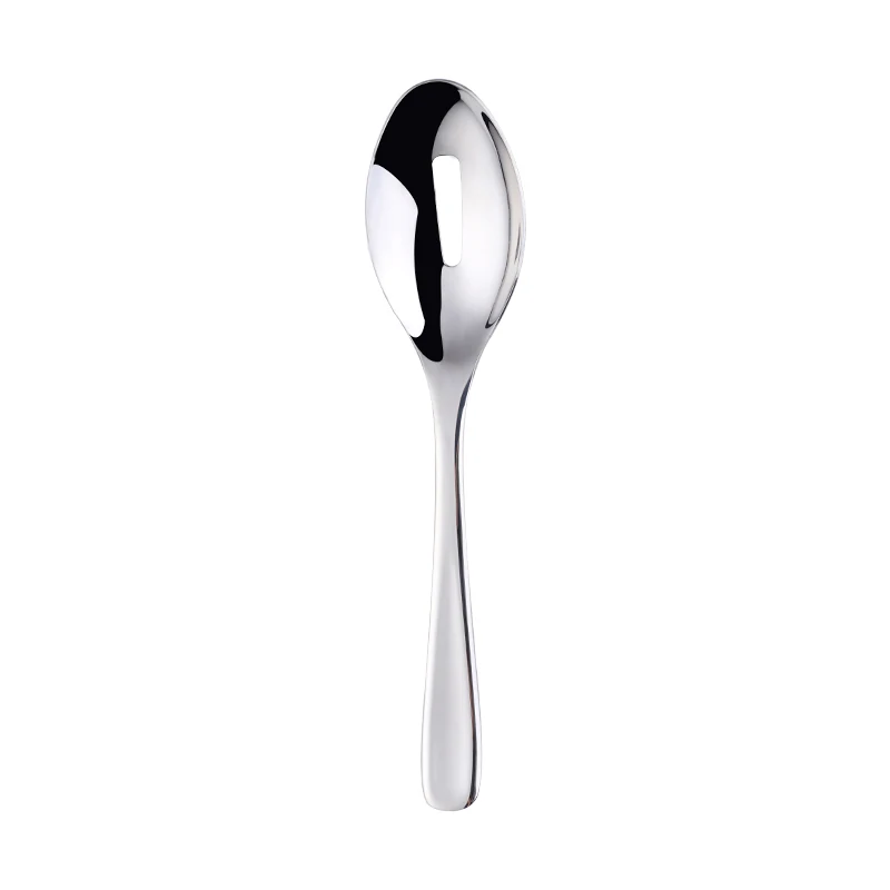 1 silver colander Красочные 18/8 нержавеющая сталь радуга столовые приборы большой размеры длинная ручка для сервировки салата ложка/вилы/дуршлаг салатницы Кухня Посуда - Цвет: 1 silver colander