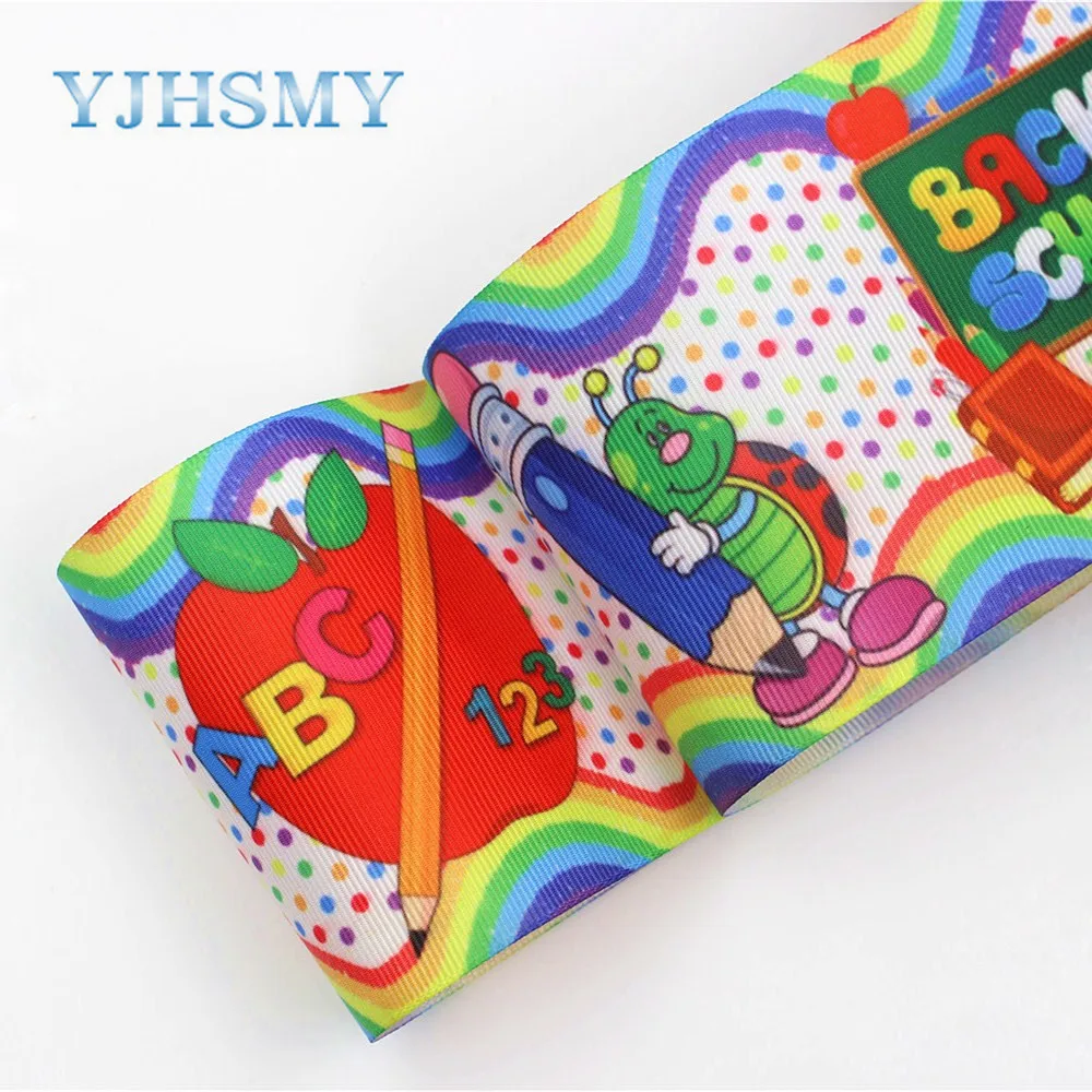 YJHSMY G 18620 536 75 мм 5 ярдов Мультяшные карандашные весы с напечатанными лентами