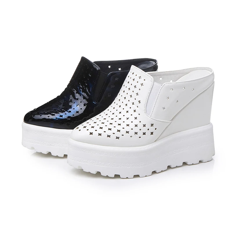 Женские однотонные шлепанцы в горошек с закругленным носком|fashion slippers|slippers toeslipper