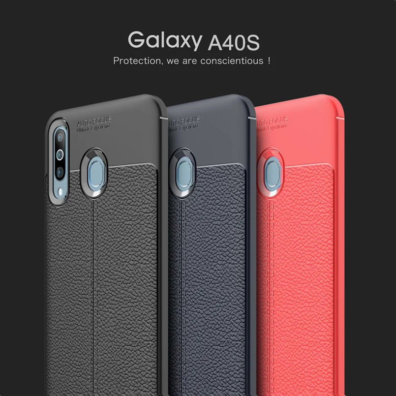 Чехол для телефона samsung Galaxy A40S 360 градусов протектор ТПУ анти-осенний бизнес чехол для Galaxy A40S