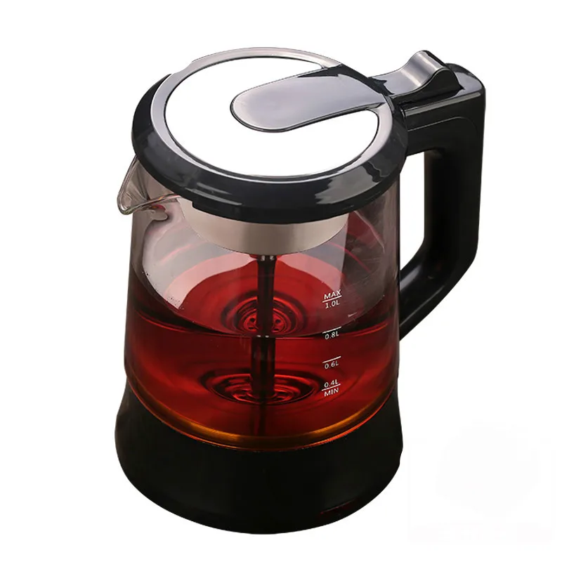 

Electric kettle Brew tea pot black pu 'er glass electric steam teapot automatic heat preservation kett