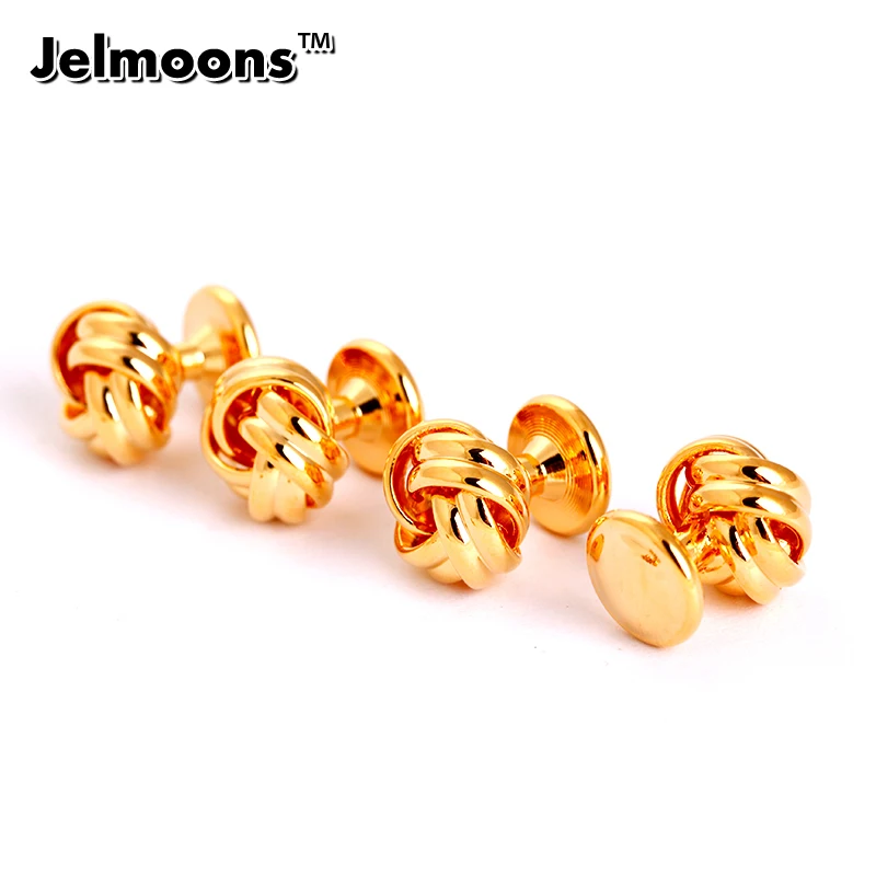 Мужской смокинг с металлическим узлом французские запонки для рубашек и пуговиц