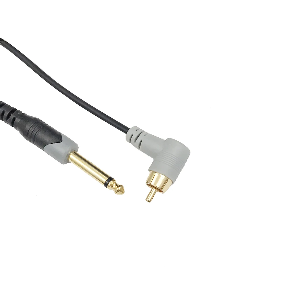 Серый 6FT EZ Iwork Premium Mono Jack Plug/RCA соединения татуировки Клип шнур кабель легкий для татуировки и питания