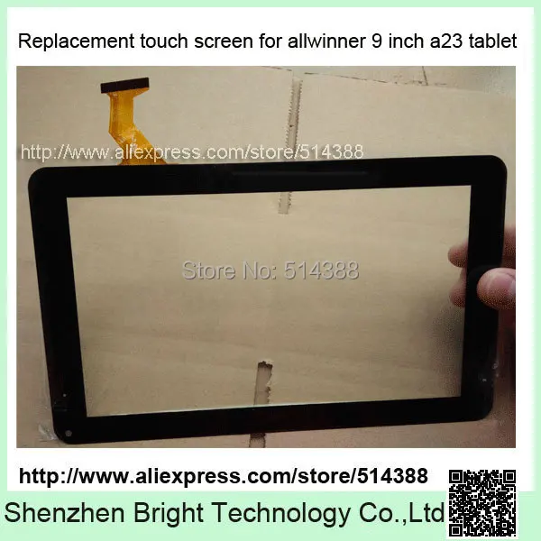 Бесплатная доставка запасной емкостный сенсорный экран 9 дюймов Allwinner A23/A33