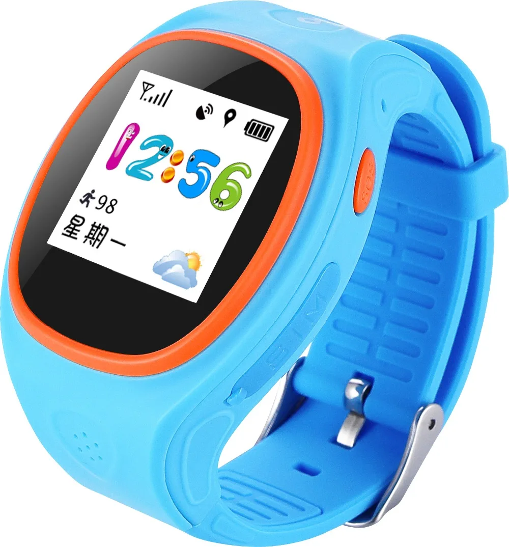 Новое обновление ZGPAX s866a дети умные часы GPS GPRS фунтов отслеживания погоду s866 SmartWatch