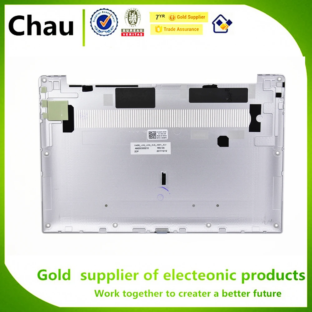 Новинка для Dell XPS13 9370 LCD задняя крышка 014VGW 14VGW AM20C000110/Нижняя корпуса серебро |