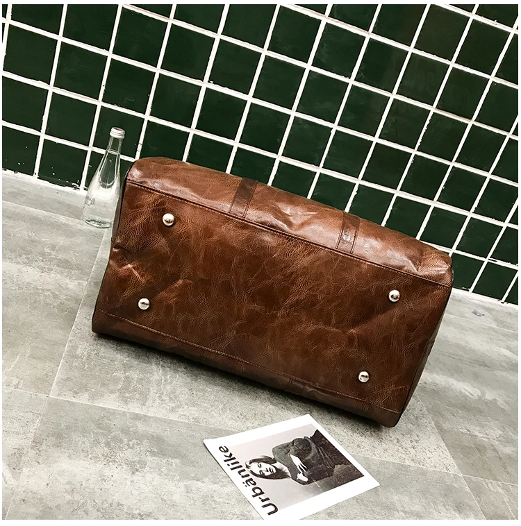 Wobag, модная спортивная сумка для спортзала, мужские и женские сумки, новинка, ПУ сумка для путешествий, большая вместительность, водонепроницаемая сумка для багажа на короткие расстояния
