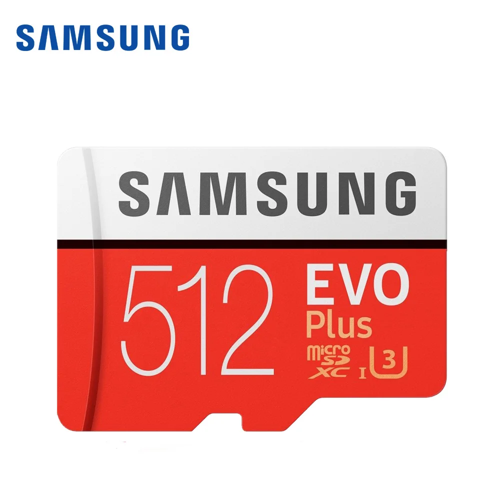 512GB Samsung micro SD карта 64 Гб 128 ГБ 32 ГБ 256 Гб microSD карта памяти C10 U3 4 K/U1 SDXC карта TF SDHC flash - Емкость: 512GB