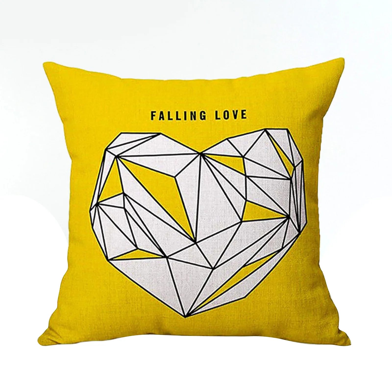 Винтажный чехол для подушки декоративные желтые наволочки диванных подушек