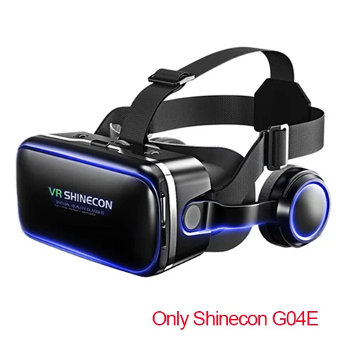 Only VR VR Shinecon 6,0 G04E VR очки Google Cardboard 3D очки виртуальной реальности Гарнитура головное крепление для 4,7-6,2 дюймового смартфона - Цвет: Only VR