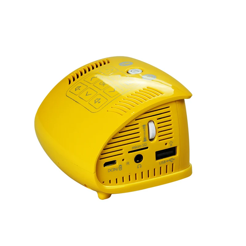 Мини проектор WOWOTO Разрешение 854*480 Android Wi Fi Bluetooth светодиодный портативный HD для