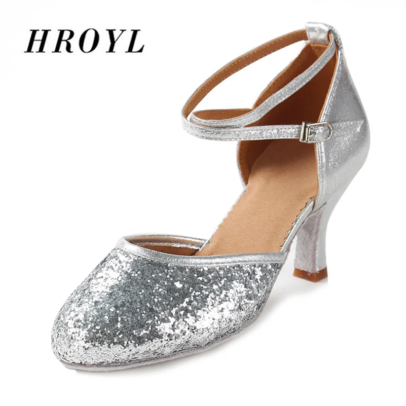 Новое поступление Женская обувь для взрослых Бальные туфли латинских танцев